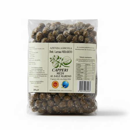 Capperi Medi di Salina al sale