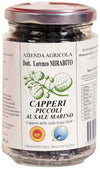 Capperi Piccoli Dop Sottosale Di Salina 3 vasetti di Vetro Da 200g cadauno Azienda Agricola Dott. Lorenzo Mirabito