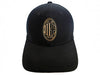 Cappello con visiera Milan oro