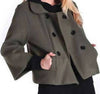 Cappotto Donna Doppiopetto Verde Cappotto Casual Con Tasche in Panno Verde Giacca Invernale Corta Dettaglio Bottoni Neri E Collo Rotondo Tg.M Moda/Donna/Abbigliamento/Giacche e cappotti/Cappotti L’Orchidea - Siderno, Commerciovirtuoso.it