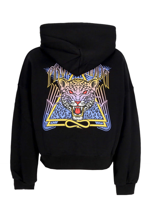 PROPAGANDA Cappotto Donna W Triangle Jaguar Croptop Hoodie Black da donna