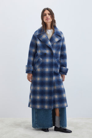Roy Rogers Cappotto donna Double breast check capospalla donna