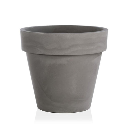 Vaso tondo "Standard One Essential" in plastica colorati da esterno e giardino per piante e fiori