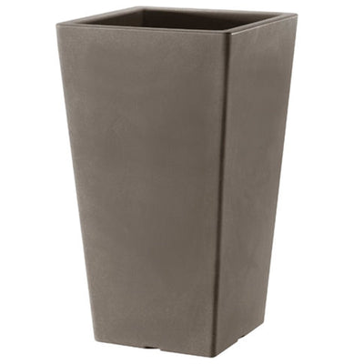 Vaso ''Essential Pasubio'' alto in plastica per fiori e piante da esterno e giardino