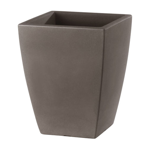 Vaso Quadrato Veneto Essential in plastica per fiori e piante da esterno e giardino.