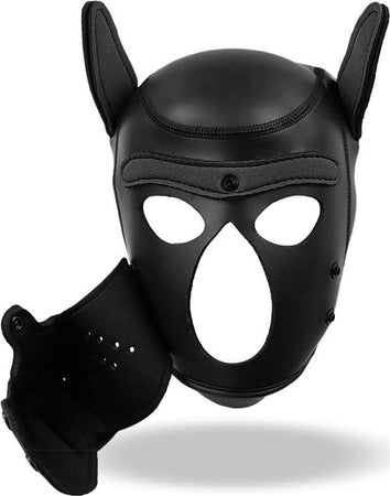 Cappuccio bondage che copre il volto Maschera museruola da uomo Intoyou BDSM Line Hound Neoprene Dog Hound Muso Rimovibile Nero Taglia Unica Salute e cura della persona/Erotismo e contraccezione/Bondage/Cappucci che coprono il volto Kondorama - Martinsicuro, Commerciovirtuoso.it