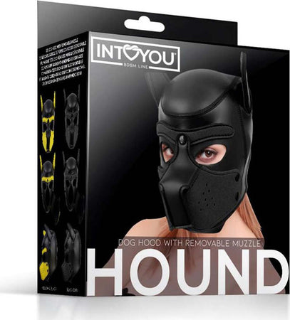 Cappuccio bondage che copre il volto Maschera museruola da uomo Intoyou BDSM Line Hound Neoprene Dog Hound Muso Rimovibile Nero Taglia Unica Salute e cura della persona/Erotismo e contraccezione/Bondage/Cappucci che coprono il volto Kondorama - Martinsicuro, Commerciovirtuoso.it