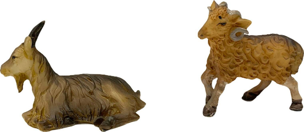 Caprette in Poliresina statuine per presepe in resina h 4 cm 12 pezzi Casa e cucina/Decorazioni per interni/Addobbi e decorazioni per ricorrenze/Decorazioni natalizie/Presepi/Statuine e fondali per il presepe MagiediNatale.it - Altamura, Commerciovirtuoso.it