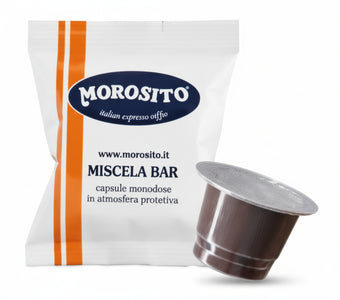 Capsule Caffè compatibili NESPRESSO* - 100 PZ Capsule per macchinette di caffè Morosito Caffè - Capo d'Orlando, Commerciovirtuoso.it