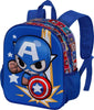 CAPTAIN-AMERICA-ZAINO-ZAINETTO-SCUOLA-ASILO-BLU-3D-PICCOLO-CAPITAN-AMERICA-PUNCH
