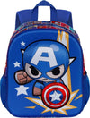 CAPTAIN-AMERICA-ZAINO-ZAINETTO-SCUOLA-ASILO-BLU-3D-PICCOLO-CAPITAN-AMERICA-PUNCH