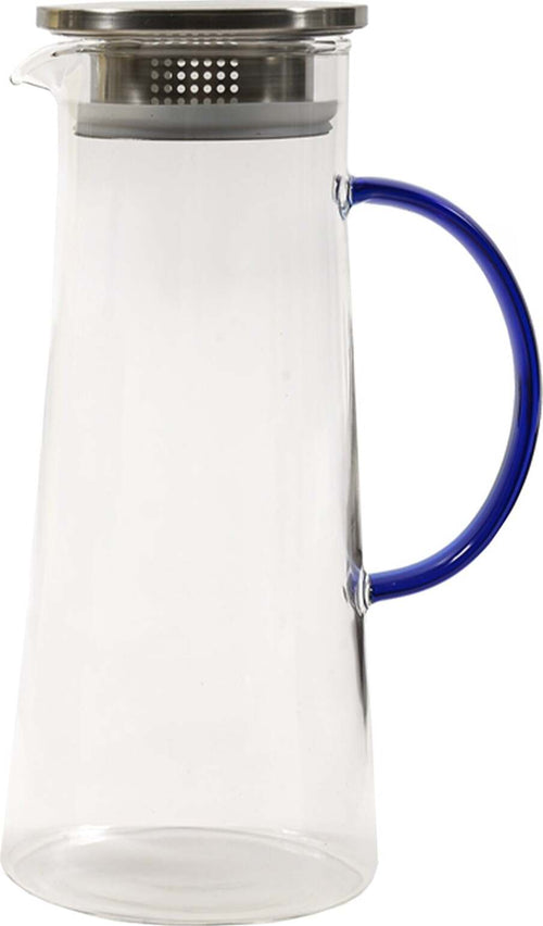 Caraffa in vetro borosilicato con manico colorato da 1,1 litri Casa e cucina/Decorazioni per interni/Addobbi e decorazioni per ricorrenze/Decorazioni natalizie/Oggettistica MagiediNatale.it - Altamura, Commerciovirtuoso.it