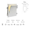*STOCK* Portafaretto In Gesso Ceramico ad incasso 250x310x95mm 40W GU10 IP20
