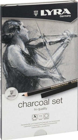 Carboncini in matita e stick di qualitA' Rembrandt Charcoal Set - Lyra - astuccio metallo Giochi e giocattoli/Attività creative/Accessori per disegnare e colorare/Gessetti Eurocartuccia - Pavullo, Commerciovirtuoso.it