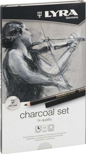 Carboncini in matita e stick di qualitA' Rembrandt Charcoal Set - Lyra - astuccio metallo Giochi e giocattoli/Attività creative/Accessori per disegnare e colorare/Gessetti Eurocartuccia - Pavullo, Commerciovirtuoso.it