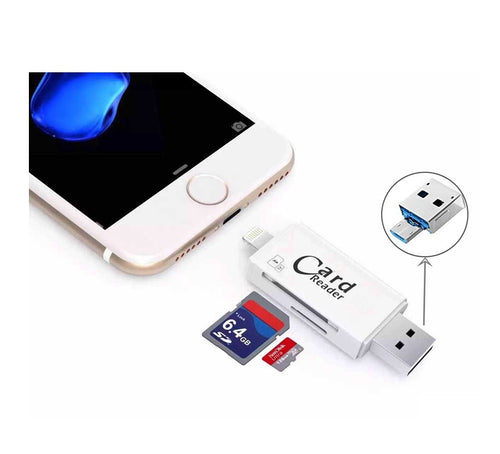 Lettore di schede SD/Micro SD per iPhone/iPad
