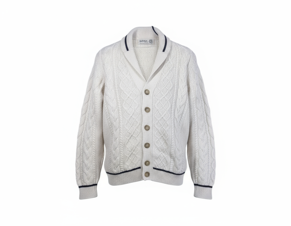 Cardigan Uomo Ballantyne Jaquard - Eleganza Italiana in Maglia Premium