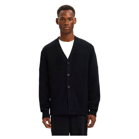 SELECTED HOMME cardigan selected homme ls knit relaxed cardigan - black da uomo
