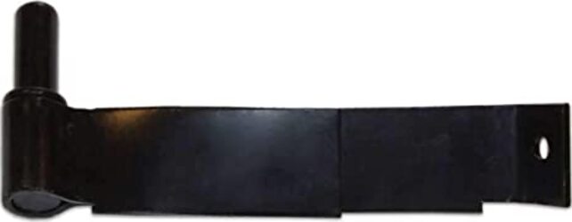 CARDINE-A-MURARE---VERNICIATO-COLORE-NERO---L.-148MM,-Ø12MM,-SPESSORE-2,5MM