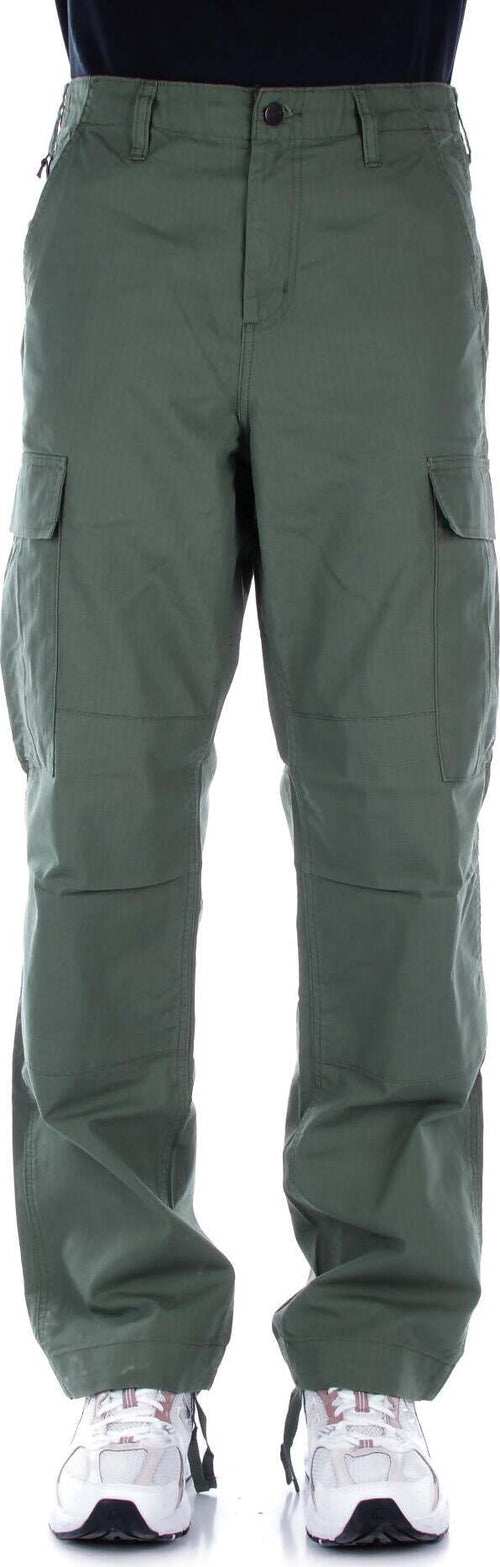 CARHARTT-Pantaloni-Duck-green-da-uomo