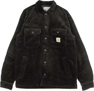 CARHARTT-WIP-Camicia-Imbottita-Uomo-Whitsome-Shirt-Jacket-Black-da-uomo