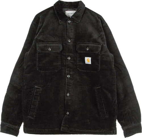 CARHARTT-WIP-Camicia-Imbottita-Uomo-Whitsome-Shirt-Jacket-Black-da-uomo