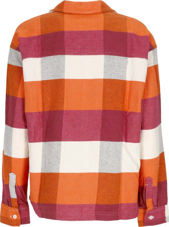 CARHARTT-WIP-Camicia-Manica-Lunga-Donna-W-L/s-Lyman-Shirt-Lyman-Check/kumquat-da-donna