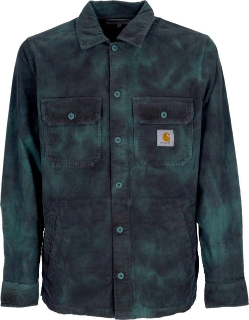 CARHARTT-WIP-Camicia-Manica-Lunga-Uomo-Dixon-Chromo-Shirt-Jacket-Treehouse-Chromo-da-uomo