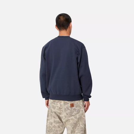 CARHARTT WIP carhartt wip carhartt sweat -air force blue / malbec da uomo