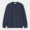 CARHARTT WIP carhartt wip carhartt sweat -air force blue / malbec da uomo