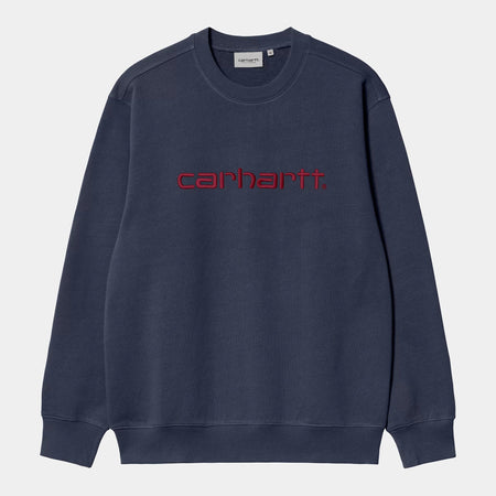 CARHARTT WIP carhartt wip carhartt sweat -air force blue / malbec da uomo