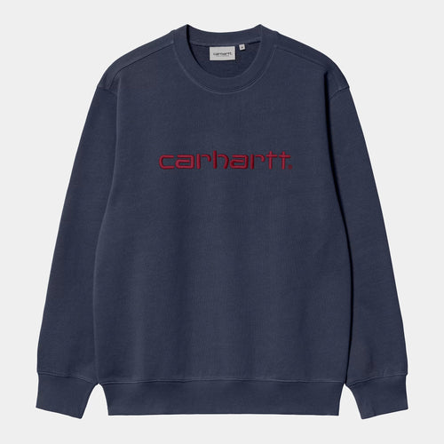 CARHARTT WIP carhartt wip carhartt sweat -air force blue / malbec da uomo