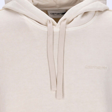 CARHARTT-WIP-Felpa-Cappuccio-Donna-W-Hooded-Marfa-Sweat-Calico-Garment-Dyed-da-donna