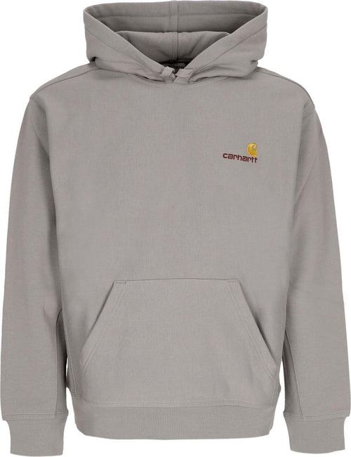 CARHARTT-WIP-Felpa-Cappuccio-Uomo-Hooded-American-Script-Marengo-da-uomo