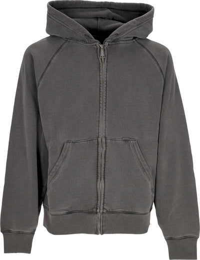 CARHARTT-WIP-Felpa-Cappuccio-Zip-Uomo-Taos-Hooded-Jacket-Flint-Garment-Dyed-da-uomo