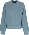CARHARTT-WIP-Felpa-Girocollo-Corta-Donna-W-Taos-Sweat-Vancouver-Blue-Garment-Dyed-da-donna