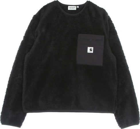 CARHARTT-WIP-Felpa-Girocollo-Donna-W-Jackson-Sweat-Black/black-da-donna