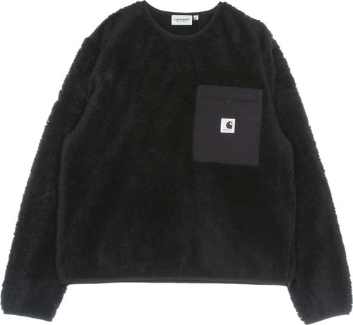 CARHARTT-WIP-Felpa-Girocollo-Donna-W-Jackson-Sweat-Black/black-da-donna