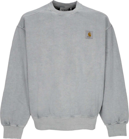 CARHARTT-WIP-Felpa-Girocollo-Uomo-Vista-Sweat-Mirror-Garment-Dyed-da-uomo