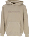 CARHARTT-WIP-Felpa-Leggera-Cappuccio-Uomo-Duster-Hoodie-Ammonite-Garment-Dyed-da-uomo