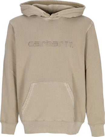 CARHARTT-WIP-Felpa-Leggera-Cappuccio-Uomo-Duster-Hoodie-Ammonite-Garment-Dyed-da-uomo