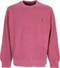 CARHARTT-WIP-Felpa-Leggera-Girocollo-Uomo-Nelson-Sweat-Magenta-Garment-Dyed-da-uomo