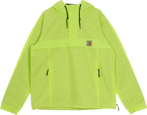 CARHARTT-WIP-Giacca-a-Vento-Infilabile-Uomo-Nimbus-Pullover-Lime-da-uomo