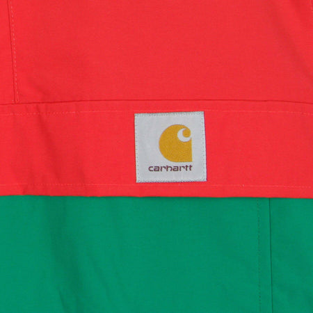 CARHARTT-WIP-Giacca-a-Vento-Infilabile-Uomo-Nimbus-Two-Tone-Pullover-Cardinal/dragon-Green-da-uomo