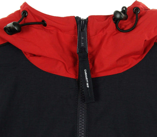 CARHARTT-WIP-Giacca-a-Vento-Infilabile-Uomo-Terrace-Pullover-Dark-Navy/cardinal/white-da-uomo