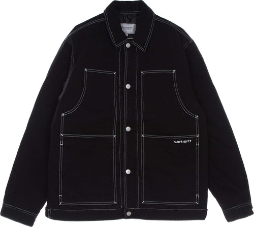 CARHARTT-WIP-Giacca-Workwear-Uomo-Double-Front-Jacket-Black-da-uomo