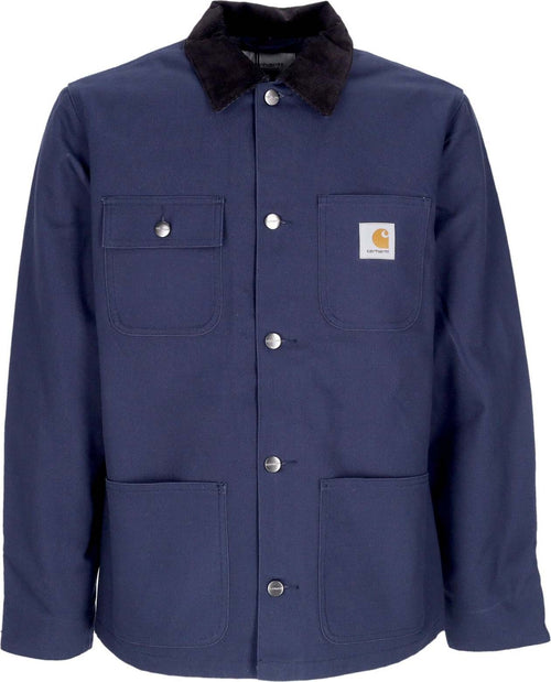 CARHARTT-WIP-Giacca-Workwear-Uomo-Michigan-Coat-Blue/black-Rigid-da-uomo