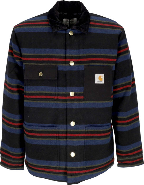 CARHARTT-WIP-Giacca-Workwear-Uomo-Oregon-Jacket-Starco-Stripe/black-da-uomo