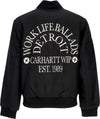 CARHARTT-WIP-Giubbotto-College-Uomo-Work-Varsity-Bomber-Black-da-uomo