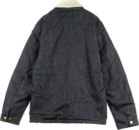 CARHARTT-WIP-Giubbotto-Jeans-Uomo-Fairmount-Coat-Blue-Rigid-da-uomo